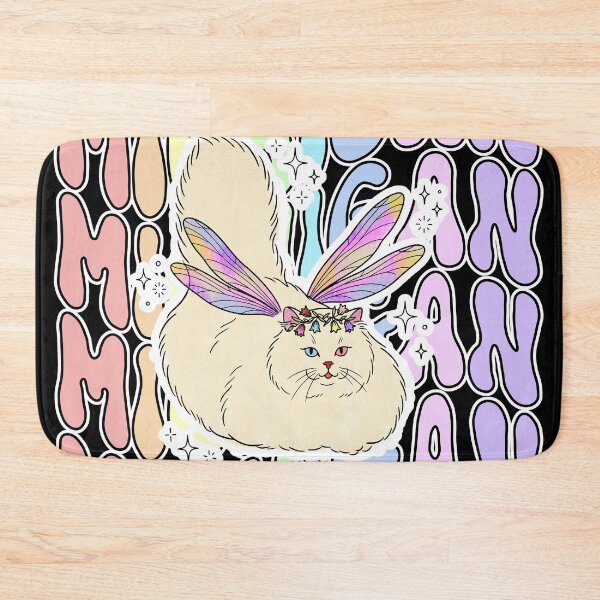 Item preview, Michigan Groovy Fairy Cat On Black designed and sold by Blupunk.