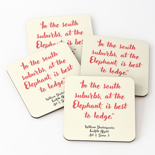 Item preview, Wicked Shakespeare Quote from Twelfth Night designed and sold by CharlottePlaceArt.