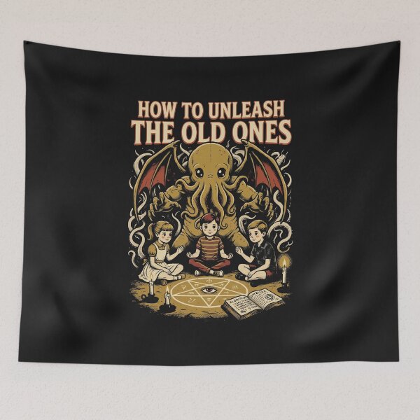 Item preview, Unleash The Old Ones Pulp Art designed and sold by AdyKurniawan.