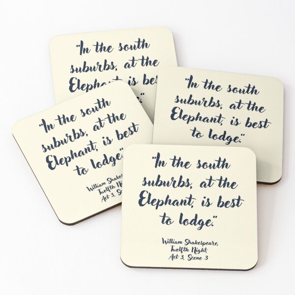 Item preview, Wicked Shakespeare Quote from Twelfth Night designed and sold by CharlottePlaceArt.