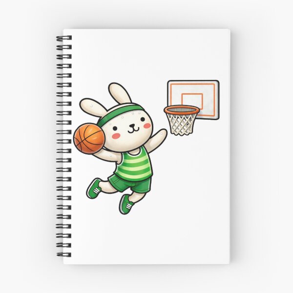 Item preview, Eunto Basketball Bunny Dunking Rabbit Dunk sports energetic designed and sold by Orangeman52.