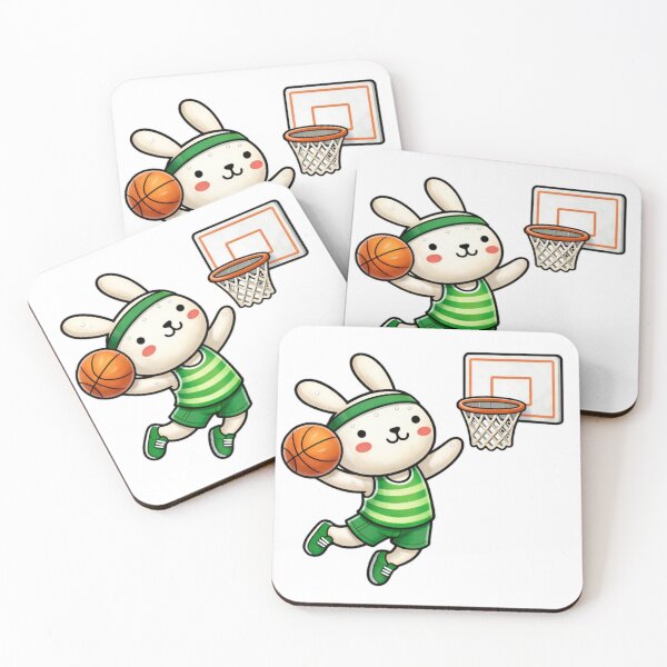 Item preview, Eunto Basketball Bunny Dunking Rabbit Dunk sports energetic designed and sold by Orangeman52.