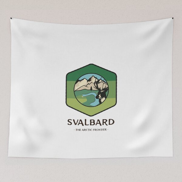 Item preview, Svalbard Norway The Arctic Frontier Wilderness Nature Reindeer designed and sold by GraTEEtude.