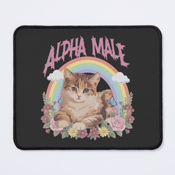 Item preview, Alpha Male Funny Kitten - Cat Meme designed and sold by Darkifun.