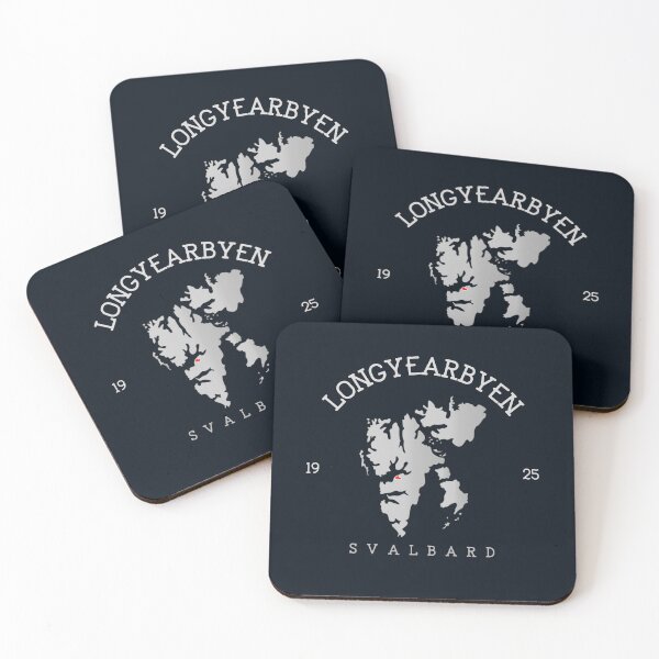 Item preview, Longyearbyen Map Svalbard Norway Arctic Travel Destination designed and sold by GraTEEtude.