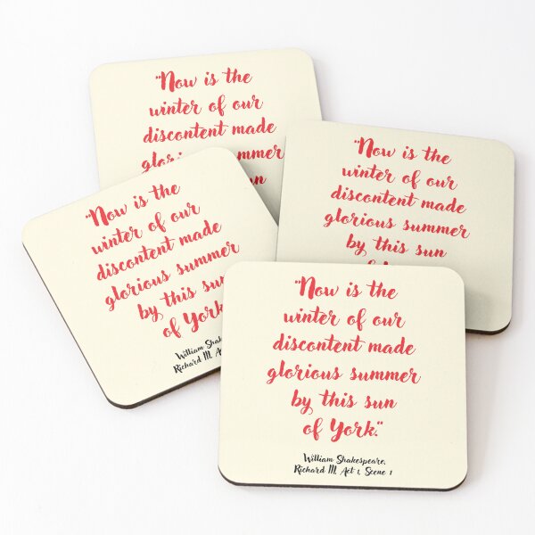 Item preview, Lit Shakespeare Quote from Richard the Third designed and sold by CharlottePlaceArt.