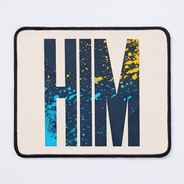 Item preview, HIM Bold Statement Typography Modern Streetwear Aesthetic Classic T Shirt designed and sold by bluither.