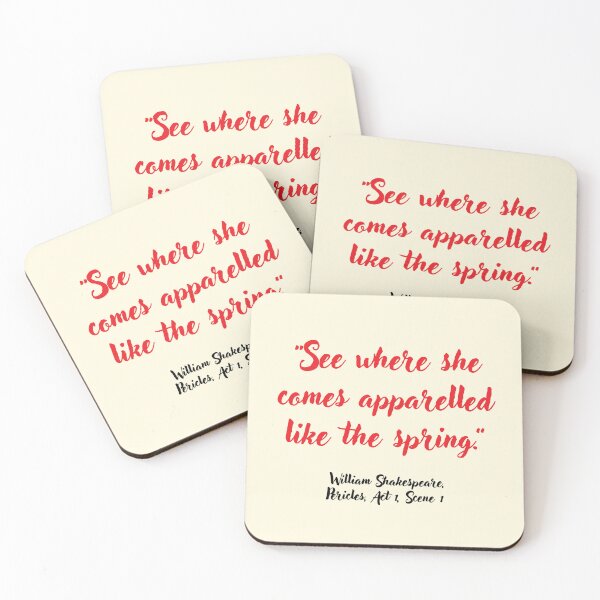 Item preview, Lit Shakespeare Quote from Pericles designed and sold by CharlottePlaceArt.