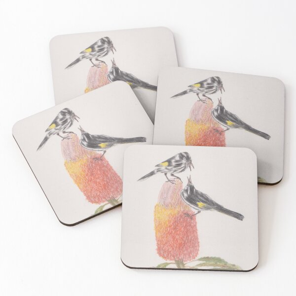 Item preview, Birds and bottle brush designed and sold by Sandra Johnston.