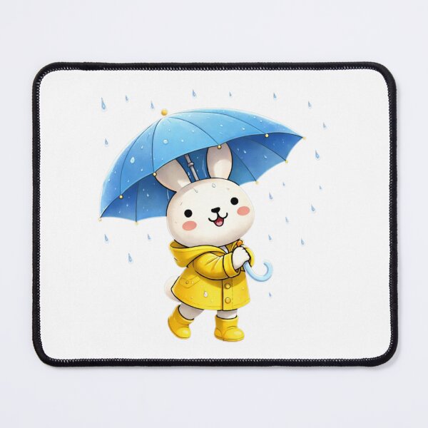 Item preview, Eunto Rainy Day Bunny Rabbit Umbrella Raincoat rainboots designed and sold by Orangeman52.
