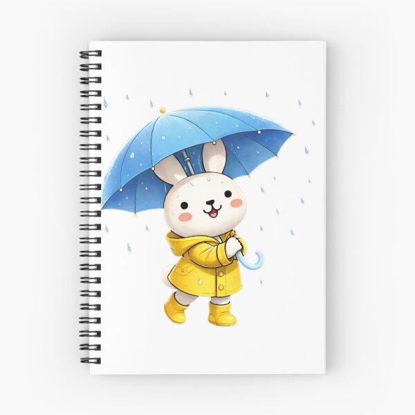 Item preview, Eunto Rainy Day Bunny Rabbit Umbrella Raincoat rainboots designed and sold by Orangeman52.