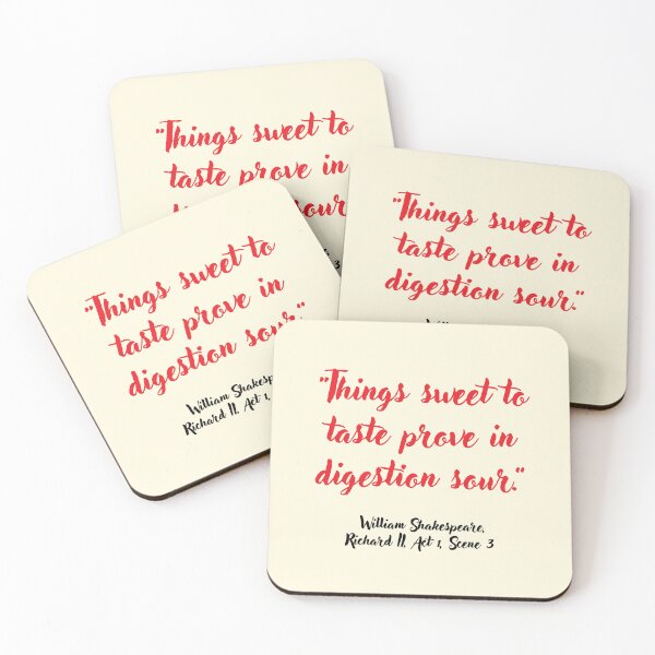 Item preview, Lit Shakespeare Quote from Richard the Second designed and sold by CharlottePlaceArt.