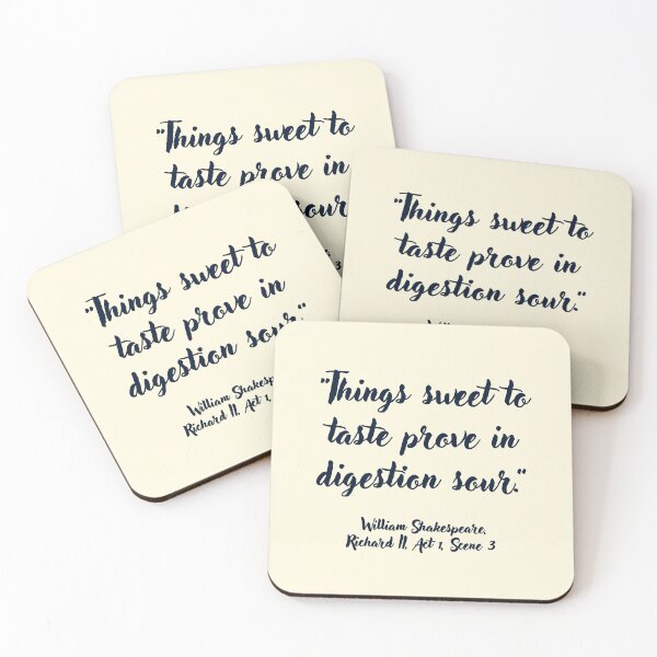 Item preview, Lit Shakespeare Quote from Richard the Second designed and sold by CharlottePlaceArt.