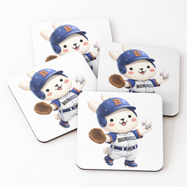 Item preview, Eunto Baseball Bunny Rabbit Pitcher Star cap glove designed and sold by Orangeman52.