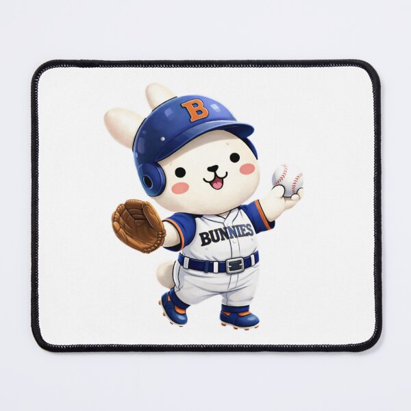 Item preview, Eunto Baseball Bunny Rabbit Pitcher Star cap glove designed and sold by Orangeman52.