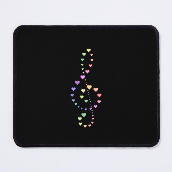 Item preview, Pastel Sunset Music Note Hearts designed and sold by TinyPixelStudio.
