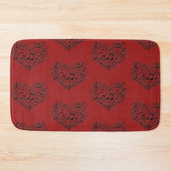 Item preview, Musical Notes Heart Illustration Cartoon Style designed and sold by Sn1ver.