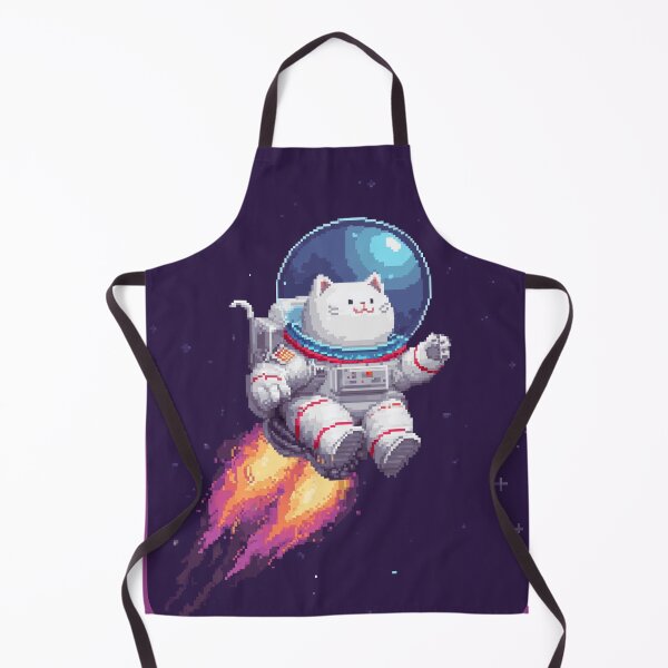 Item preview, Pixel Art Space Cat Cute Cosmic Adventure Design designed and sold by Meow-Attitude.