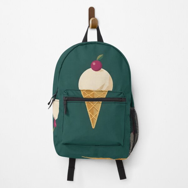 Item preview, Minimalist Vanilla Scoop | Geometric Ice Cream Cone Art | Mid-Century Flat Design designed and sold by SergioMiklos.