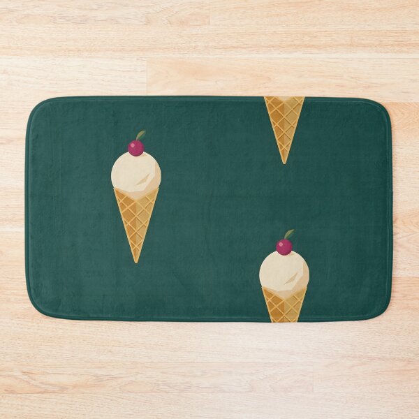 Item preview, Minimalist Vanilla Scoop | Geometric Ice Cream Cone Art | Mid-Century Flat Design designed and sold by SergioMiklos.