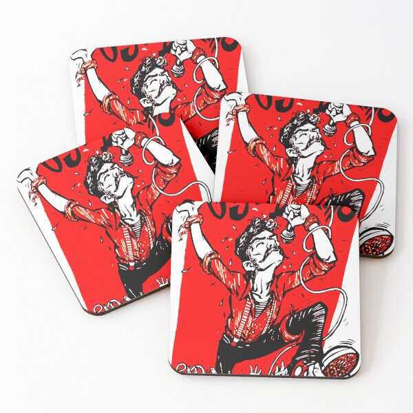Item preview, Red Cartoon of Punk Rock Band designed and sold by HydroSketchy.