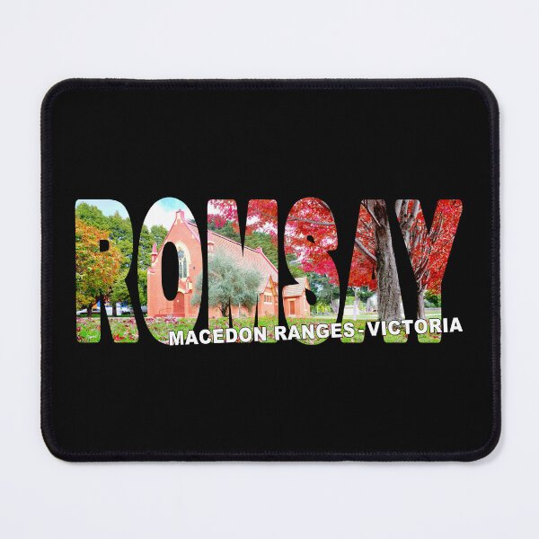 Item preview, ROMSAY Macedon Ranges Victoria - Autumn Colours with Historic Church designed and sold by Adam Gormley.