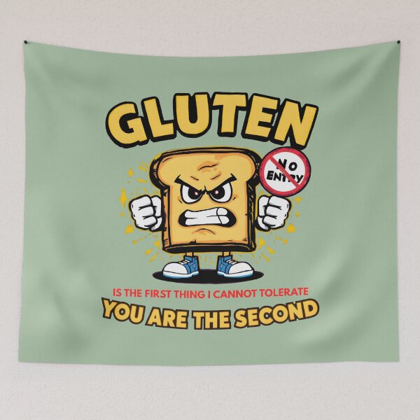 Item preview, Funny Sarcastic Gluten Intolerance Celiac Awareness Design designed and sold by Zayavca.