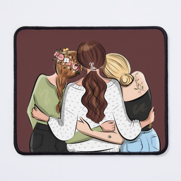 Item preview, Best Friends - Cute Friendship Illustration designed and sold by Rangmanch.
