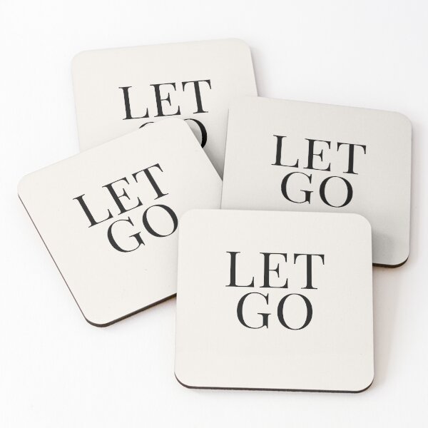 Artikelvorschau, Let Go Minimalist Quote entworfen und verkauft von BestVarieties.