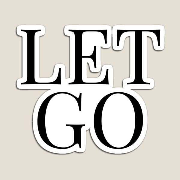 Item preview, Let Go Minimalist Quote designed and sold by BestVarieties.