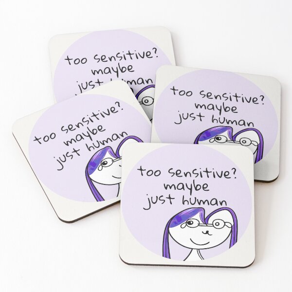 Item preview, Too Sensitive Maybe Just Human Affirmation designed and sold by SoftBeing.