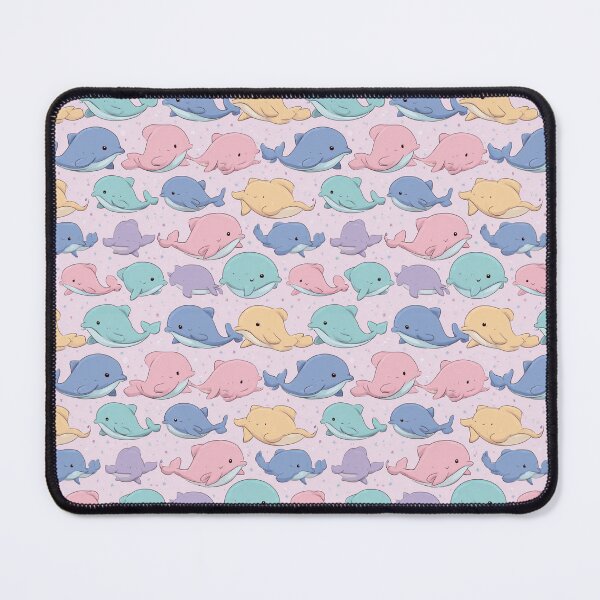Item preview, Cute Pastel Dolphin Pattern Kawaii Sea Animal designed and sold by NicolasGlowArt.