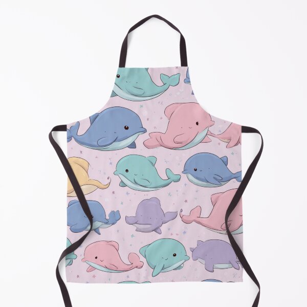 Item preview, Cute Pastel Dolphin Pattern Kawaii Sea Animal designed and sold by NicolasGlowArt.