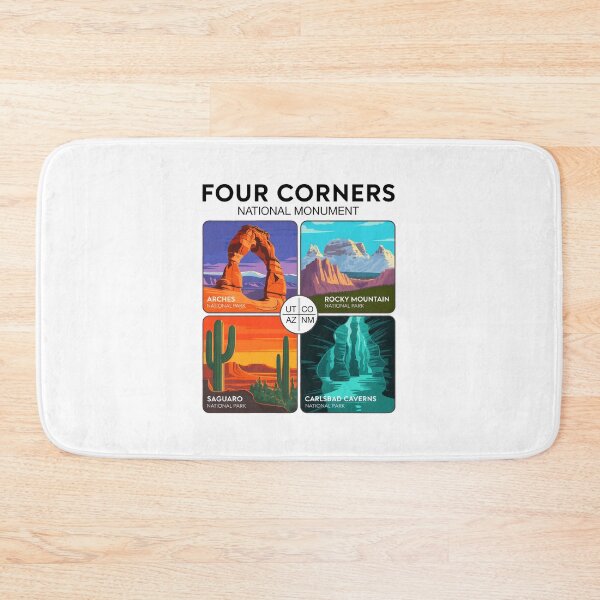 Item preview, Four Corners National Monument With National Parks designed and sold by wansilastomi.