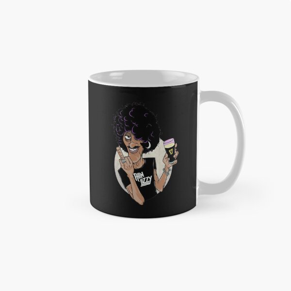 Artikelvorschau, Phil Lynott als Thin Lizzy-Karikatur – Kunst der Rocklegende entworfen und verkauft von shopmamabite.