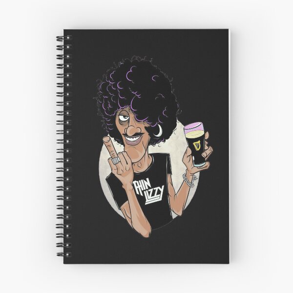Item preview, Phil Lynott Thin Lizzy Caricature - Rock Legend Art designed and sold by shopmamabite.