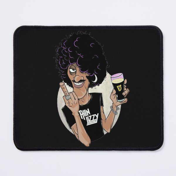 Item preview, Phil Lynott Thin Lizzy Caricature - Rock Legend Art designed and sold by shopmamabite.