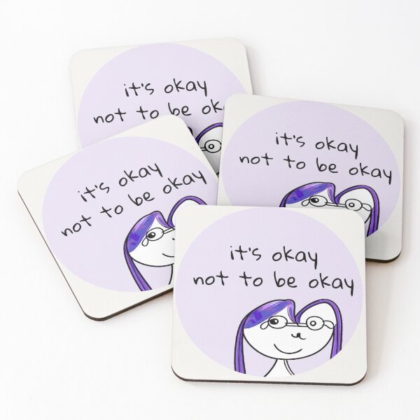 Item preview, It's Okay Not To Be Okay Affirmation designed and sold by SoftBeing.