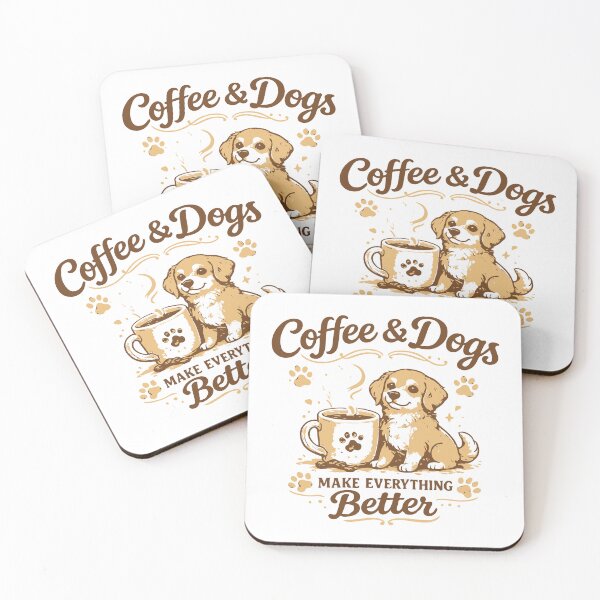 Item preview, Coffee and Dogs Make Everything Better designed and sold by Salamantito.