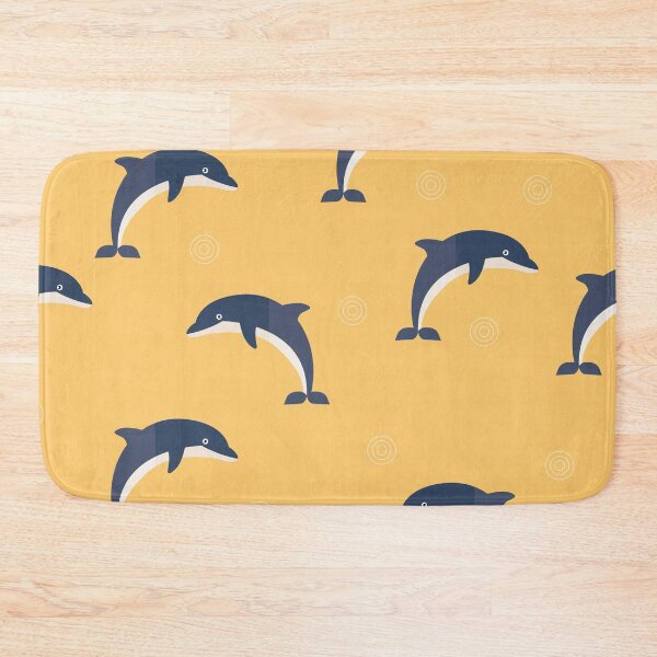 Item preview, Dolphins on yellow designed and sold by reneesillus.