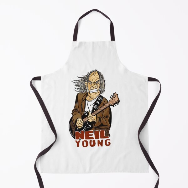 Item preview, Neil Young Caricature - Rockin' in the Free World Art designed and sold by shopmamabite.