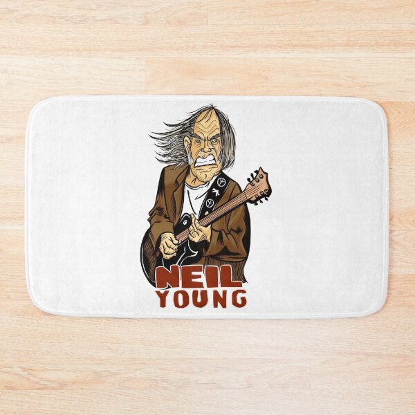 Item preview, Neil Young Caricature - Rockin' in the Free World Art designed and sold by shopmamabite.