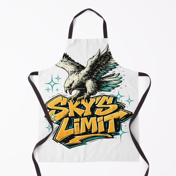 Item preview, Retro 1980s Streetwear Sky's Limit Diving Hawk Graphic Tee designed and sold by etuvibes.