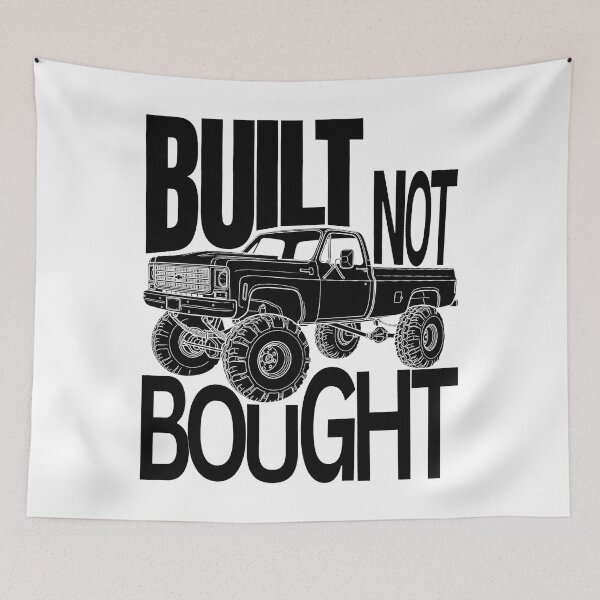 Item preview, Built Not Bought Lifted - White Background  designed and sold by Goose Motors.