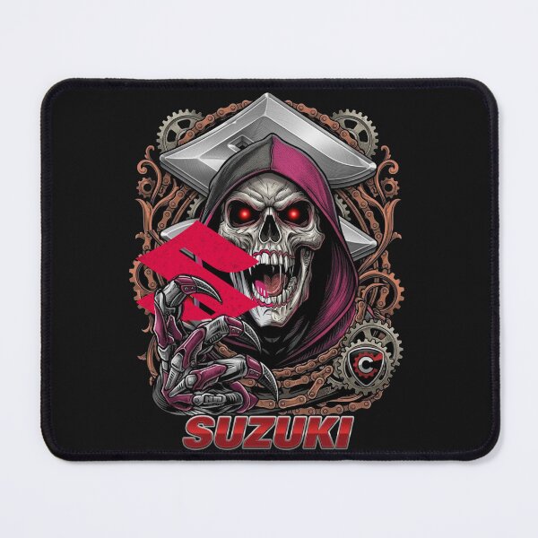 Item preview, Suzuki Sportbike Grim Reaper - Mechanical Skull Design designed and sold by shopmamabite.