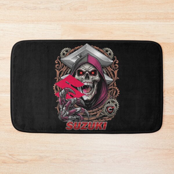 Item preview, Suzuki Sportbike Grim Reaper - Mechanical Skull Design designed and sold by shopmamabite.