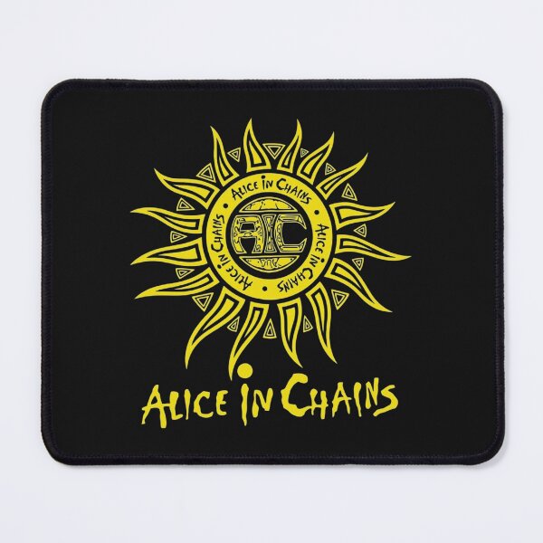Item preview, Alice In Chains Sun Logo - Grunge Aesthetic Yellow & Black designed and sold by shopmamabite.