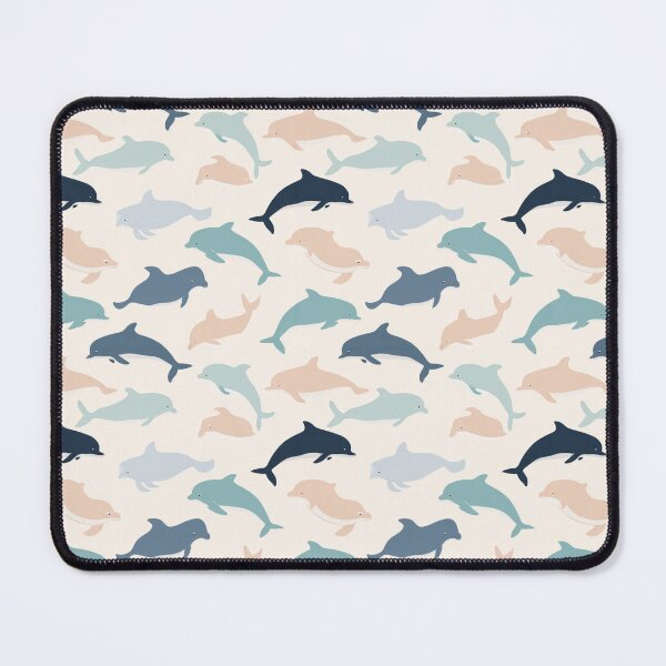 Item preview, Minimalist Pastel Dolphin Ocean Animal Pattern designed and sold by NicolasGlowArt.