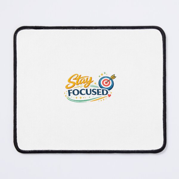Item preview, Stay Focused Motivational Design | Goal Achievement Typography designed and sold by Lovestickerco.