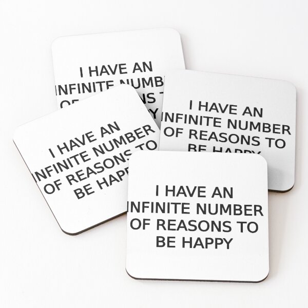 Item preview, i have an infinite number of reasons to be happy designed and sold by jasmineco.